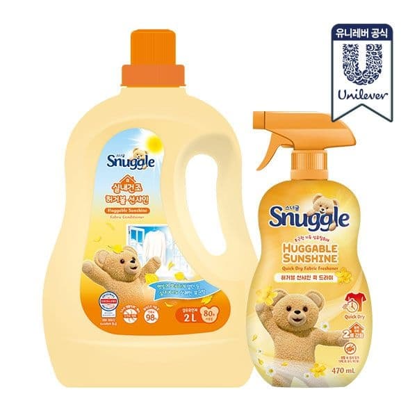 스너글 유연제 2L 탈취제 470ml
