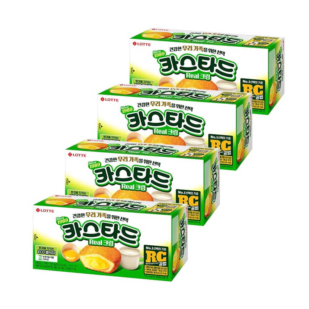 롯데 카스타드6입(138g) x 4개 (5,186원/무료)1