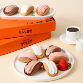 맘스케이크 청주오믈렛 아침한끼 간식대용 2박스 24개입