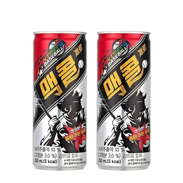 맥콜제로 250ml 30캔