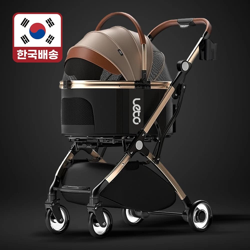 레토 강아지유모차 경량 원터치 퀵폴딩