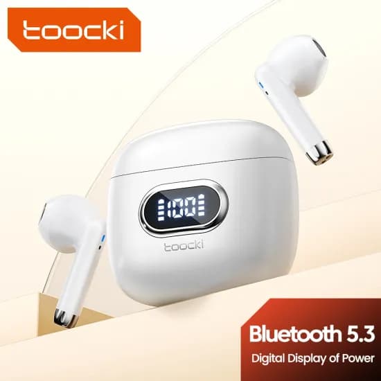 Toocki TWS 무선 블루투스 이어폰 5.3 터치 컨트롤($6.71/무료)