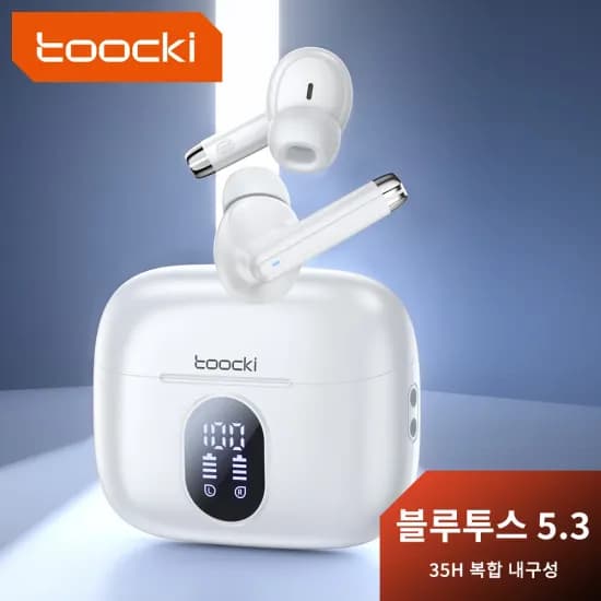 Toocki TWS 무선 블루투스 이어폰 5.3 터치 컨트롤($5.94/무료)