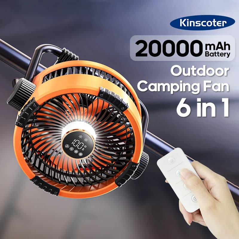 스톰선풍기 20000mAh 6 in 1 실외 천장 팬