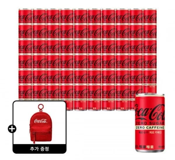코카콜라 제로 제로카페인 190ml 60캔