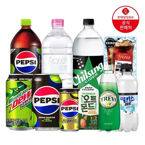 펩시 제로슈거 라임향 355ml 48캔 (27,500원/무료)
