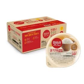햇반 윤기가득 쌀밥 210g 24개 22500원