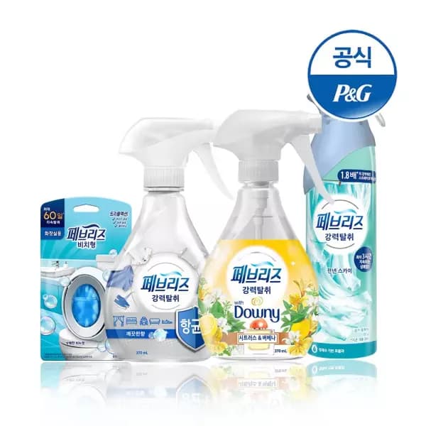 페브리즈 370ml 3개 외 탈취제 모음 (티멤버십12,200원/무료)