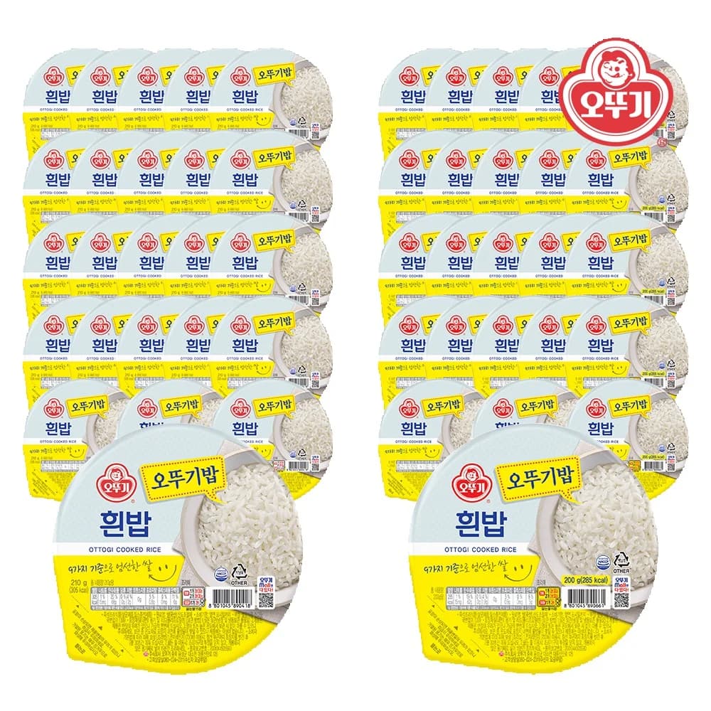오뚜기밥 흰밥 210g x 24개 200g x 24개
