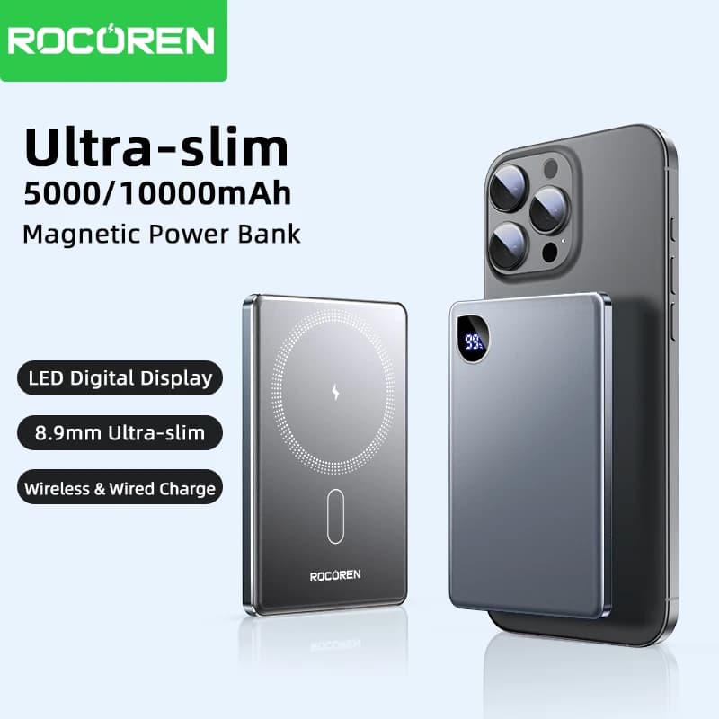Rocoren 마그네틱 충전 보조배터리 5000mAh