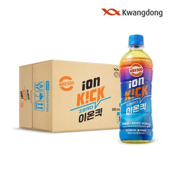 광동 비타500 이온킥 제로 500ml 24입 (8,560원/무료)1