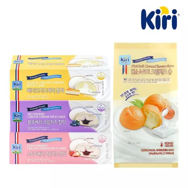 끼리 크림치즈 찰떡(6입) 3box + 소프트슈(6입) 1box (33,900원 / 무료)