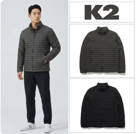 K2 남성용 경량 구스 다운자켓