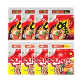 진라면 매운맛 120g 20개 외 다양 열라면 120g 20개