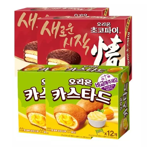 오리온 초코파이 468g 2개 외 다양 카스타드 276g 2개