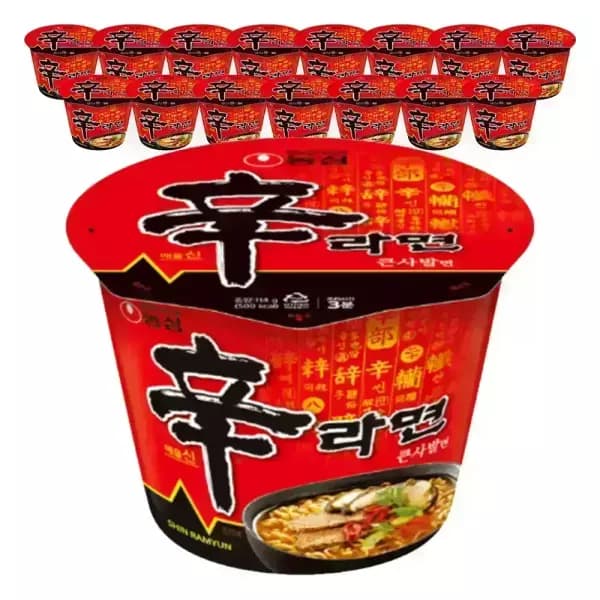 농심 신라면 큰사발 6개 외 컵라면모음 (외 다양, 총 12개)
