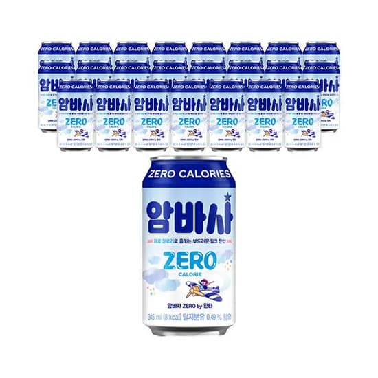 암바사 제로 345ml 24캔 (티멤12,270원/무료)