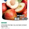 경산 신비복숭아 2kg 16-20과 내외 로얄과