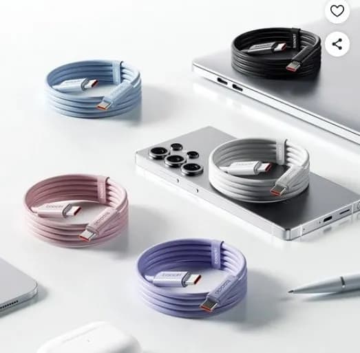 Toocki 삼성 호환 C타입 60W PD 고속충전 케이블 1m X5개 (8,490원/와우무료)