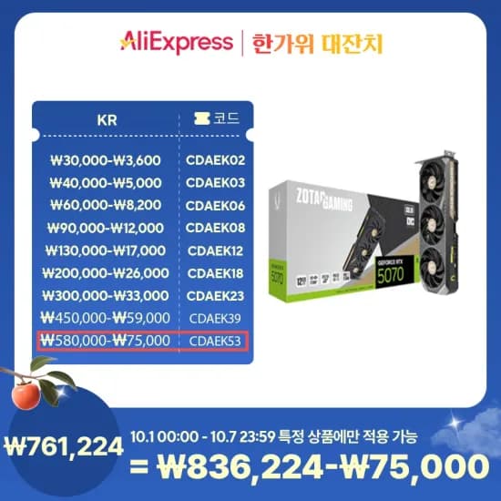 ZOTAC RTX5070 SOLID 2GB