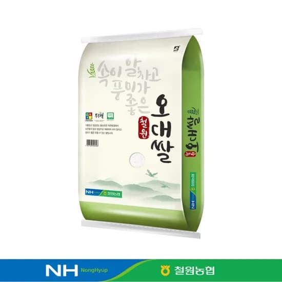 25년 햅쌀 철원농협 철원오대쌀 10키로 (9,510원/무료)3