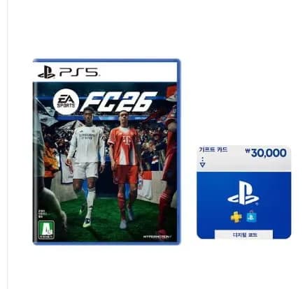 플스 PS5 EA SPORTS FC26 (PSN 3만원권 증정) (69,750원/무배)