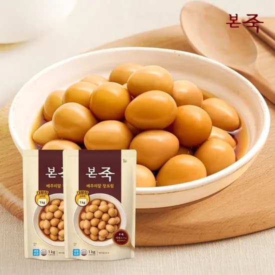 본죽 메추리알장조림 kg 4팩 (24,980원/무료)1
