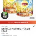 립톤 아이스티 복숭아 1.5kg + 1.2kg (총 2.7kg) (19,50원/무료)4