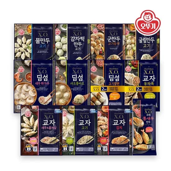 오뚜기 XO 수제통새우만두 4봉 외 4봉+4봉 골라담기 (23,370원/무료)
