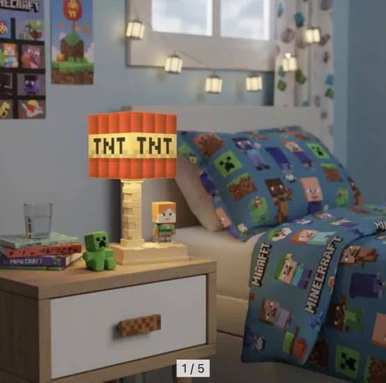 Minecraft 마인크래프트 감성 TNT 크리퍼 무드등 26종 11,900원