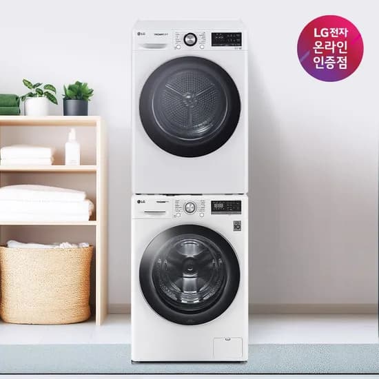 LG 트롬 세탁기건조기세트 F1WVR-10WB 1,355,650원
