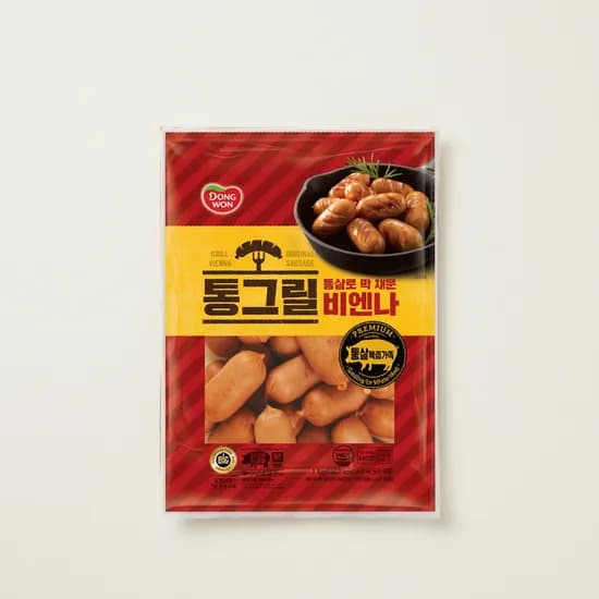 동원 통그릴비엔나 1kg 2봉 (17,900원/무료)