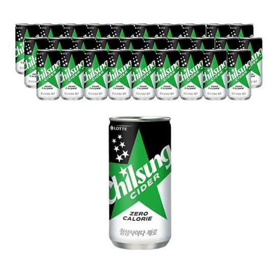 칠성사이다 제로 210ml 0캔 (티멤11,770원/무료)3