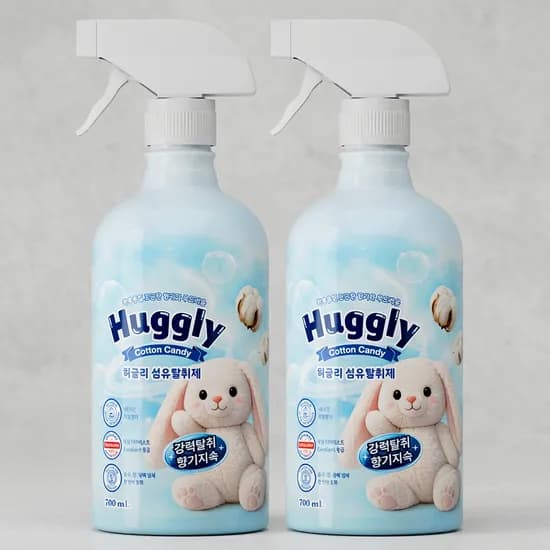 허글리 코튼캔디 섬유탈취제 700ml 2개 (8,900원/무료)