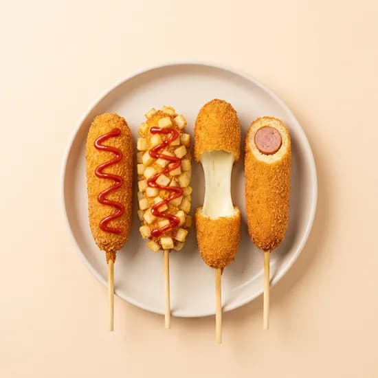 애슐리 크리스피 핫도그 4종, 80g, 8개입, 2세트(14,890원 / 무료배송)