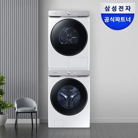 삼성 AI 세탁기 21kg 건조기 21kg WF21DG6650BW DV21DG8600BW