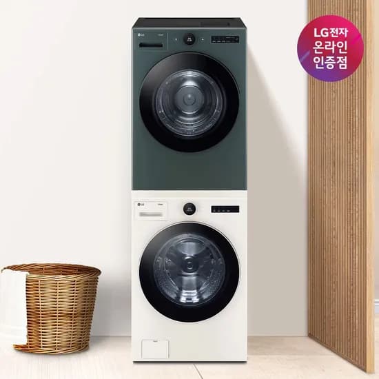 LG 세탁기건조기세트 FX24ENR-GNG(FX24ENR+RD20GNG) 네이처그린 네이처베이지