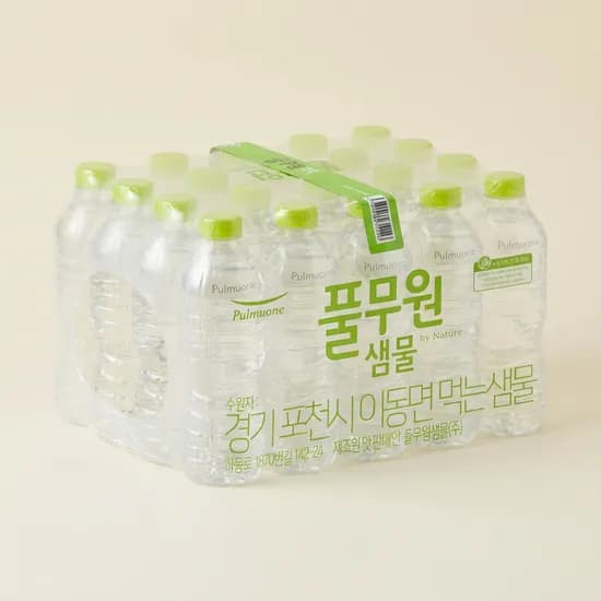 풀무원 샘물 무라벨 500ml 80개 (5,490원/무료)1
