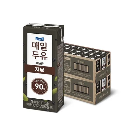 매일두유 검은콩 190ml 48팩(24,785원/무배)