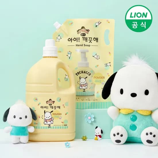 아이깨끗해 포차코 순 핸드워시 리필 1800ml 2개