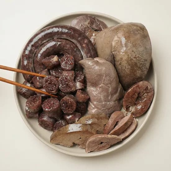 찰순대 400g 외 내장모듬 500g
