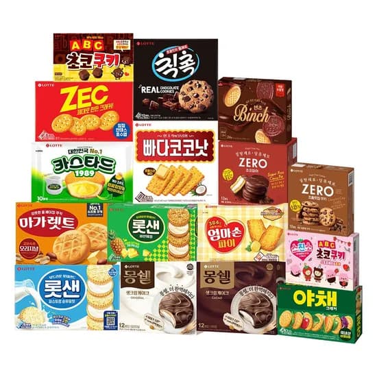 롯데 곽과자 18종 2+2 골라담기