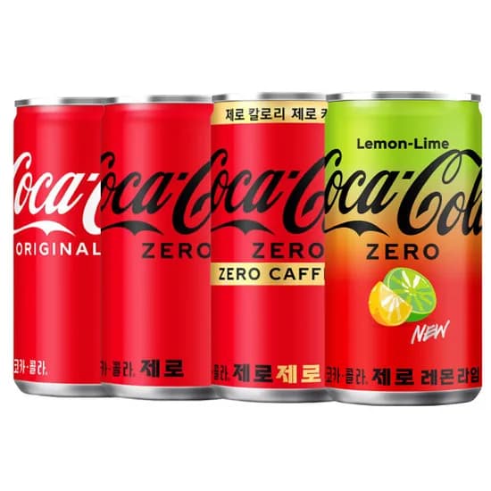 코카콜라 오리지널 외 제로 음료 190ml 60캔