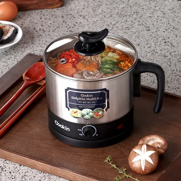키친플라워 쿠킨 돌핀 멀티 라면포트 1.8L 13,900원