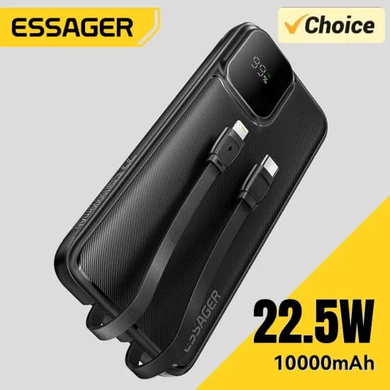 에사저 320W GaN 충전기 8포트 Essager 초박형 GaN 여행용 충전기