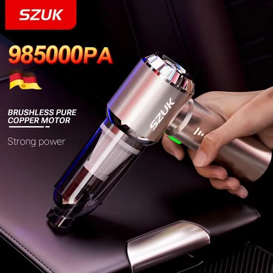 SZUK 휴대용 자동차 진공 청소기 165000Pa 미니 핸디 진공청소기