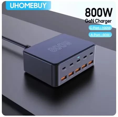 800W GaN 충전기 13.6 330W GaN 충전기 10포트 10.78