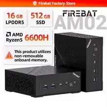 FIREBAT AM02 6600H 6/512G($183), GMKtec K12($177), FIREBAT 7735HS 16/512G($293) /무배1