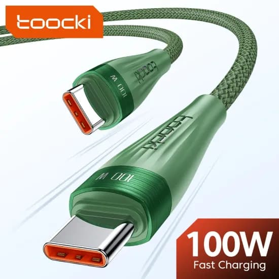 Toocki 100W USB C 타입 케이블 PD 고속 충전기