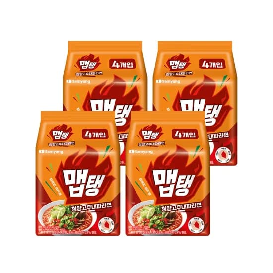 삼양식품 맵탱 청양고추대파라면 110g 16입